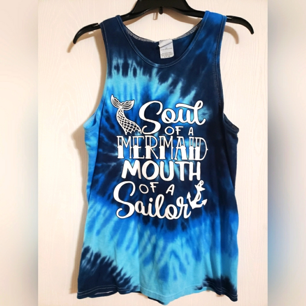 💥3/$30💥 Tie Dye Mermaid Tank Top NWOT